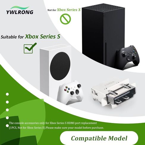 استبدال منفذ HDMI لموصل واجهة Socket Jack Series Series Series لأجهزة إكسسوارات Console Series Series Series مع مجموعة إصلاح (1Pack) in Saudi Arabia