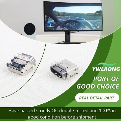 استبدال منفذ HDMI لموصل واجهة Socket Jack Series Series Series لأجهزة إكسسوارات Console Series Series Series مع مجموعة إصلاح (1Pack) in Saudi Arabia