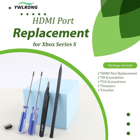 استبدال منفذ HDMI لموصل واجهة Socket Jack Series Series Series لأجهزة إكسسوارات Console Series Series Series مع مجموعة إصلاح (1Pack) in Saudi Arabia