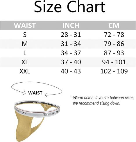 Tinharthy Men G-String T-Back Thongs Cotton Breathable Underpants Jock Strap for Male Athletic Supporters in Saudi Arabia