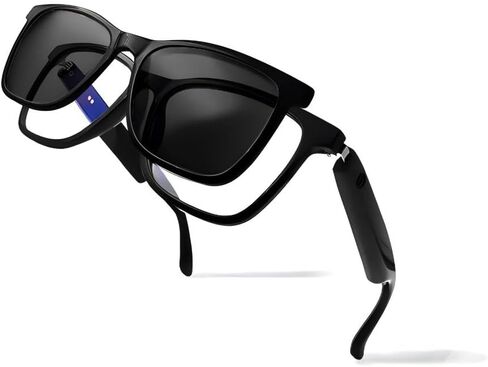 Smart Glasses Featuring Blue Light Filter and Polarized Lenses, with Built-in Microphone and Speaker in Saudi Arabia