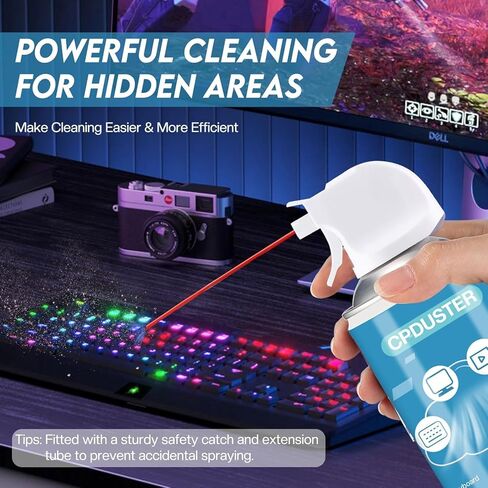 رذاذ الهواء المنظف للوحة المفاتيح: بخاخ هواء الكمبيوتر - Canister Air Blaster 6pcs in Kuwait