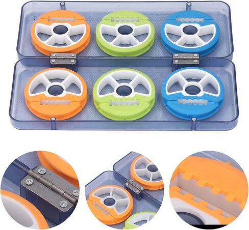 توبونوند لخط الصيد حاملي تخزين منظم ، علبة التخزين الصيد متعددة الوظائف ، صندوق تخزين ملحقات الصيد ، علبة خط الصيد لتنظيم خطوط الصيد السهلة in Kuwait