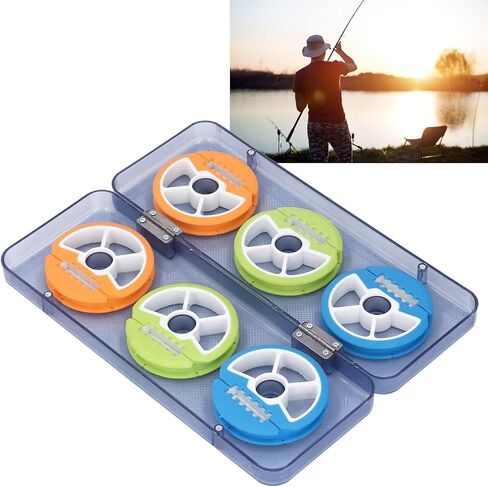 توبونوند لخط الصيد حاملي تخزين منظم ، علبة التخزين الصيد متعددة الوظائف ، صندوق تخزين ملحقات الصيد ، علبة خط الصيد لتنظيم خطوط الصيد السهلة in Kuwait