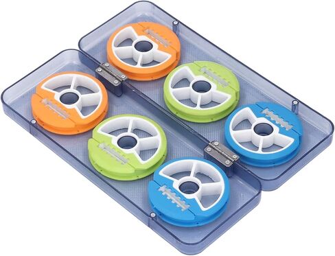 توبونوند لخط الصيد حاملي تخزين منظم ، علبة التخزين الصيد متعددة الوظائف ، صندوق تخزين ملحقات الصيد ، علبة خط الصيد لتنظيم خطوط الصيد السهلة in Kuwait