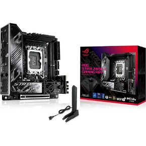 ASUS ROG STRIX Z890-I GAMING WIFI Intel® Z890 LGA 1851 Mini-iTX motherboard, Intel® Core™ Ultra Series 2 Ready, Advanced AI PC-ready, 10+2+1+1 stages, DDR5, WiFi 7, 2x M.2, Thunderbolt™ 4, USB Type-C®