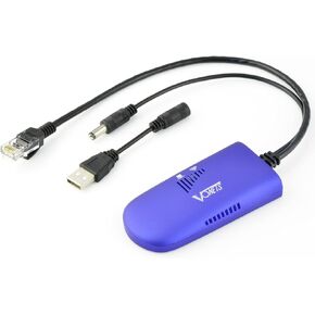 VONETS WiFi to Wired WiFi Bridge Ethernet/Signal Repeater Mini Industrial 2.4GHz 300Mbps 1 RJ45 Male USB/DC Powered for Monitoring,Electronic Scales,IP Printer,Robots,Medical Devices VAP11G-300