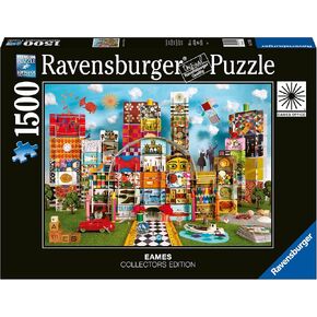 Ravensburger Eames House of Cards Fantasy - 1500 Piece Jigsaw Puzzle for Kids and Adults | Unique Design | Softclick Technology Sustainable Materials | Designed by Renowned Artist