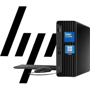 HP ProDesk 400 G9 Small Form Factor Business Desktop, Intel CPU, 16GB RAM, 1TB PCIe SSD, Dual 4K Display Support, USB-C, HDMI, RJ-45, Wi-Fi, Wired Keyboard & Mouse, Windows 11 Pro