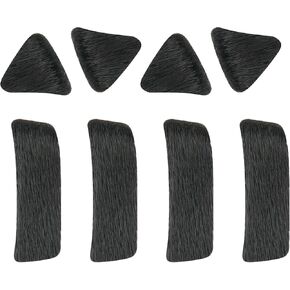 Cosmos 4 Sets Archery Arrow Rests Sticker Pads Traditional Leather Arrow Shelf Silent Plate Arrow Rest Anti-Slip Pad for Archery Training Hunting Recurve Bow Longbow