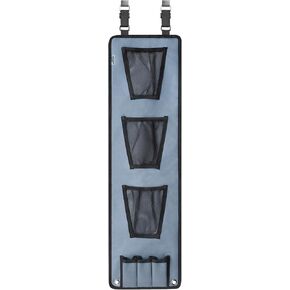 NEXT STATION Double-side Gun Safe Door Organizer,Handgun Hanger with Triple Mag Pouch and Mesh Pockets,Gun Cabinet Gun Safe Accessories Storage