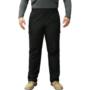 LOOGU Camo Hunting Pants for Men Water-Resistant Quiet & Matte Turkey Hunting Camo Pants for Men with 6 Pockets