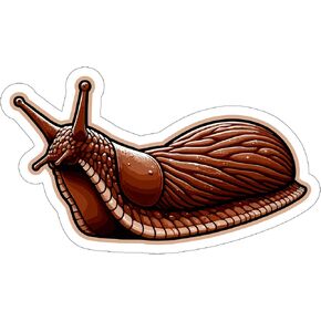 Slug Sticker, Decal Vinyl Small Waterproof for Bottle Mug Passport Scrapbook Laptop Tumbler Skateboard Phone - ID44990