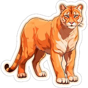 Puma Sticker, Decal Vinyl Small Waterproof for Bottle Mug Passport Scrapbook Laptop Tumbler Skateboard Phone - ID44990