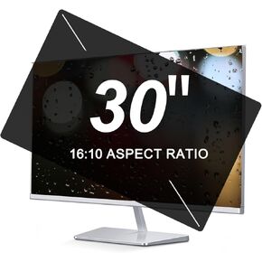 Privacy Screen Computer Monitor 30 Inch,Eye Protection - Anti-Glare Blue Light Computer Screen Filter -Anti-Scratch -Anti-Spy Data Security Privacy Shield,16:10 Widescreen Monitor(641X400mm)