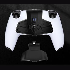 Game Controller Back Paddle, Back Buttons Attachment for Controller, Supports Mapping Combo Function Programmable Paddles Attachment (White)