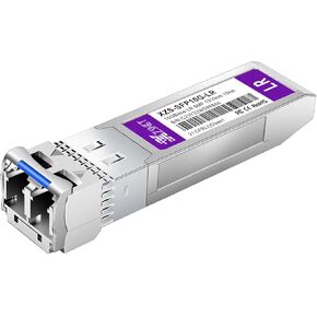 10GBASE-LR SFP+ Transceiver, 10G SFP+ to LC Single Mode Fiber Module Compatible for Cisco SFP-10G-LR, Ubiquiti UniFi UF-SM-10G, Mikrotik S+31DLC10D, Meraki, Netgear, D-Link and More, 1 Pack