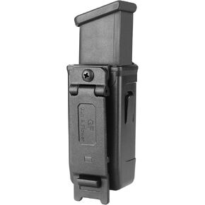Double Stack Magazine Holder Fits: 9mm/.40 Double Stack Mags,Inside and Outside Carry Mag Pouch. Polymer Belt Clip Magazine Holder, Fit 1.5/1.75 Inch Belt and Molle Vest