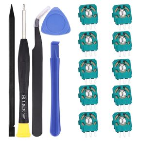 10 Pack 2K3 Ohm Potentiometer Replacement for Sony PlayStation 5 PS5 Controller, Trim Pot Resistor Module Sensor for Dualsense ALPS Analog Joystick