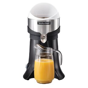 Hamilton Beach Commercial Electric Citrus Juicer from the FreshMark Line, Fills a Glass of Juice in Less than 30 Seconds, Powerful Motor, 3 Reinforced Reamers, NSF Certified, HCJ967R