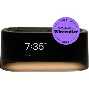Loftie Smart Alarm Clocks for Bedrooms - Sound Machine Alarm Clock with Light, Bluetooth Speaker, White Noise, Nature Sound, Nightlight, Blackout Mode - Battery-Powered Smart Clock (Rust Top)