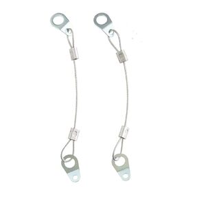 Speaker Safety Stainless Steel Cable，Safety Wire Rope for Ceiling Speaker Mounted Ceiling or on The Wall,Add Security,for Hanging Light,Lock Camera,DIY Speaker in Hall,Car,Bar,Exibition