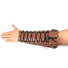 PU Leather Archery Arm Guard Hand Protector Brace Armguard Longbow Hunting Shooting