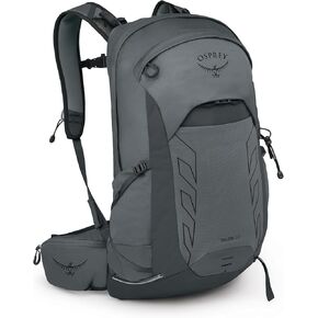 Osprey Talon 22L Men's Lightweight Hiking Backpack with Hipbelt, Phantom Grey/Dark Charcoal