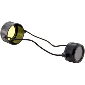 Trijicon TR132 Riflescope Lens Caps, 1-4x24mm/1-6x24mm AccuPoint Models & 1-4x24mm AccuPower Models, Matte Black