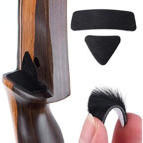 Zerone Archery Arrow Rest Adhesive Shelf+Plate for Flat Bow, 2Pcs Leather Silent Plate Arrow Rest for Archery Hunting Recurve Bow Longbow