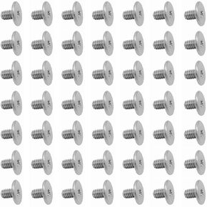 50pcs NVMe M.2 SSD Mounting Screws,Stainless Flat Phillips Head HDD M2 x 3mm Screw for Computer PC Laptop Case WLAN Card Cooling Fan I/O Board,M2*3mm Silver