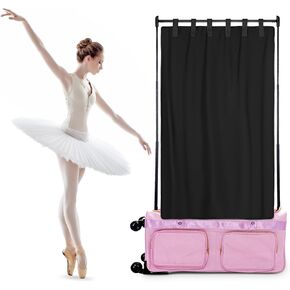 Privacy Changing Curtain for Dance Bag Suitcase, Discreet Curtain for Dancers Portable Backstage Changing Room in Dance Competitions Privacy Partition Screens Rehearsals Dance Accessories