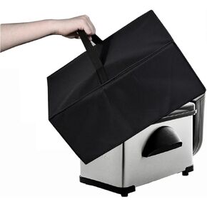 Deep Fryer Cover,Heavy Duty Waterproof,Compatible With OVENTE 2 Liter Electric Deep Fryer FDM2201BR/FDM2201CO (Black)