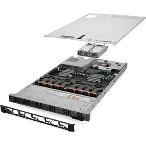 TechMikeNY Server 2.70Ghz 48-Core 256GB 2X 3.84TB NVMe SSD H730 PowerEdge R640 NVMe (Renewed)