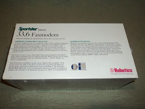 U.S. Robotics Sportster 33.6K/14.4K External Fax/Modem in Saudi Arabia