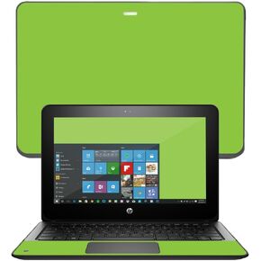MightySkins Skin Compatible with HP ProBook x360 11" (2017) wrap Cover Sticker Skins Solid Lime Green
