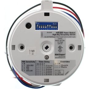 Watt Stopper HB300-B High-Bay Occupancy Sensor, 24Vdc, Lens Sold Seperate, White