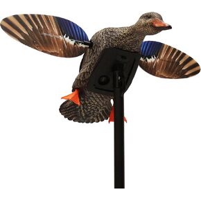 MOJO Elite Series Mini Mallard Spinning Wing Flexible Duck Decoy for Duck Hunting with Smoother, Quieter, Faster, and More User-Friendly Decoy, Includes A Solid Component Housing