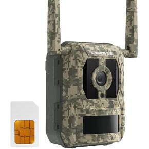 Talon Pro 4G LTE Wildlife Camera with SIM Card, 4K 8MP Ultra HD, Live View Anytime Anywhere, 940nm Non-Glow IR LEDs, Motion Capture, Continuous Shooting Mode, 0.2s Trigger Time, Cloud Storage