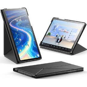 INFILAND Case for Samsung Galaxy Tab A9+/A9 Plus 11 Inch 5G, Slim Foldable Book-Style Cover with Horizontal and Vertical Stand, Protective Case for Galaxy Tab A9 Plus Tablet (2023),Black