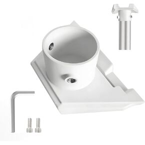 محول أنابيب Starlink Mini ، Mini Pole Mount ، لتركيب الطبق القياسي Starlink Mini ، وتثبيت سهلة التوافق مع أقطاب 1.3-2.1 ''