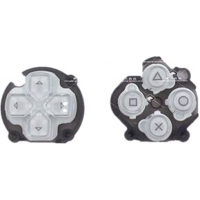 Replacement D-Pad Direction Button ABXY Key Left Right Function Button for PS Vita 2000 PSV 2000 Console White