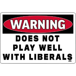 Rogue River Tactical Warning Does Not Play Well with Liberals Gun Cleaning Mat Bench Pad Gift for Gun Owner Conservative or Republican Gift
