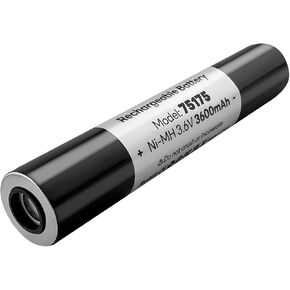 SHENMZ 75175 Rechargeable Batteries,3600mAh High Capacity Ni-MH Battery for Streamlight Stinger 75525 75810 75375 75300 75500 76000 76300, PolyStinger, Pelican M9, FL126 Flashlight(1 Pack)
