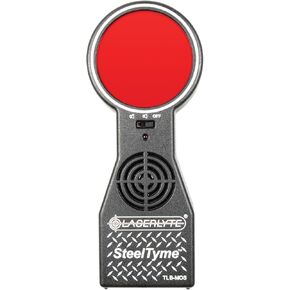 LaserLyte TLB-MOS Steel Tyme Laser Trainer Targets with Plinking Steel Sound and Flashing LED Lights for Reactive Laser Shooting and Dry Fire Practice