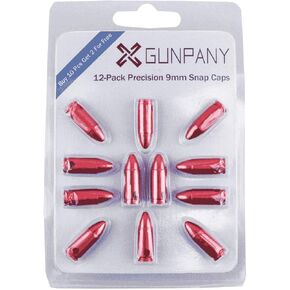 12 pack 9mm snap cap trainning Dummy Round Snap Caps 9mm Luger