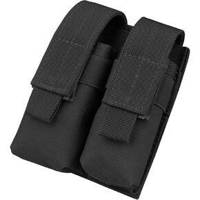 Kosibate Mag Pouch, Nylon Magazine Pouch for 9mm 1911 Tactical Molle Double Pistol Handgun Magazine Holder