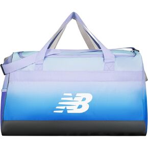 New Balance Duffel, Medium Travel Gym Bag with Carry Handles and Shoulder Strap, Black