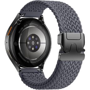 DaQin Stretchy Braided Band Compatible with Samsung Galaxy Watch 7 Band/FE 6 5 4 40mm 44mm/Watch 6 Classic 47mm 43mm/4 Classic 46mm 42mm/Watch 5 Pro 45mm/Active 2, 20mm Nylon Sport Strap for Men Women in Kuwait