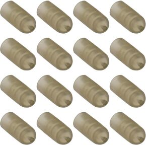 Sing F Ltd 50pcs صيد الجانبية السلكة حبات 12x6mm حجم كبير للألاستيك من 12 إلى 18 حبات السيليكون الاسطوانة ملحقات صيد الكرب in Kuwait